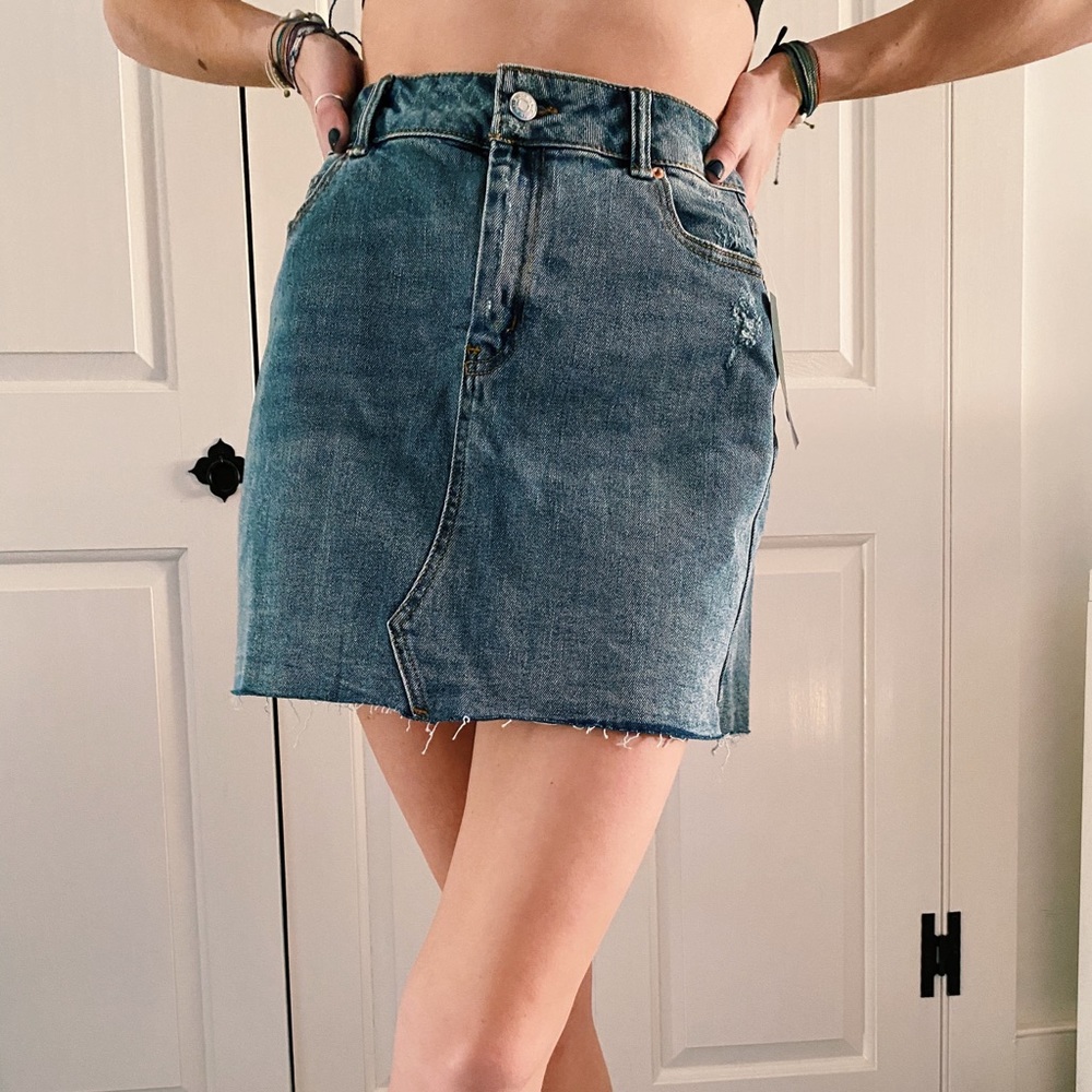 wild fable denim skirt